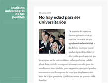 Tablet Screenshot of iup.es
